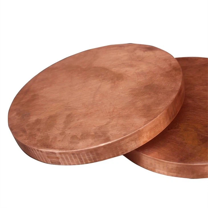 Round Copper Plate